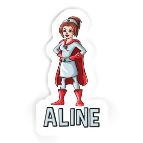 Soignants Autocollant Aline Image