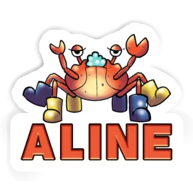 Crab Sticker Aline Image