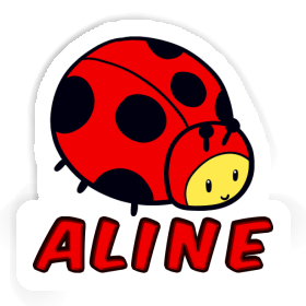 Coccinelle Autocollant Aline Image