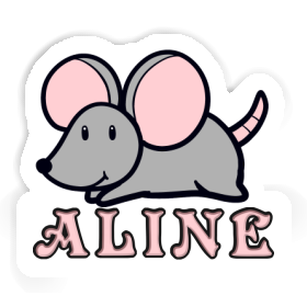 Autocollant Souris Aline Image