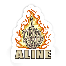 Middlefinger Sticker Aline Image