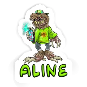 Sticker Monster Aline Image