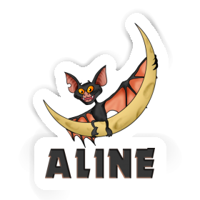 Sticker Fledermaus Aline Image