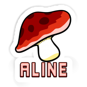 Pilz Aufkleber Aline Image