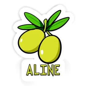 Sticker Aline Olive Image