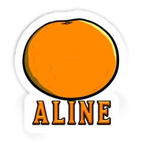 Sticker Aline Orange Image