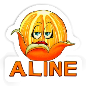 Autocollant Aline Orange Image