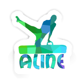 Gymnast Sticker Aline Image