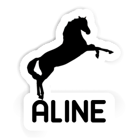 Autocollant Cheval Aline Image