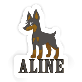 Pinscher Aufkleber Aline Image