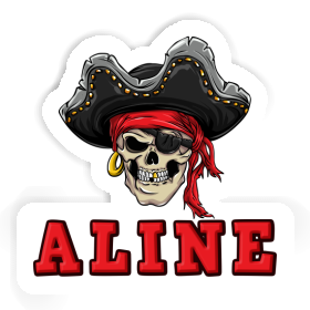 Aline Sticker Pirate Image