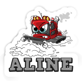 Sticker Snow groomer Aline Image