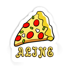 Aufkleber Aline Pizza Image