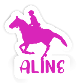 Sticker Aline Horse Rider Image