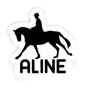 Sticker Horse Rider Aline Image