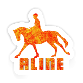 Aline Sticker Horse Rider Image