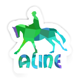 Sticker Aline Horse Rider Image