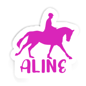 Sticker Aline Horse Rider Image