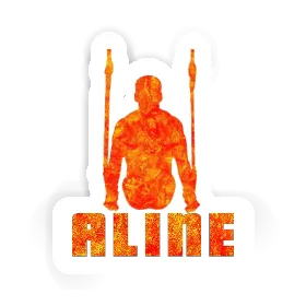 Sticker Ring gymnast Aline Image