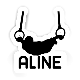 Ring gymnast Sticker Aline Image