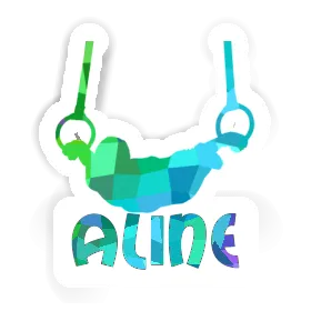 Ring gymnast Sticker Aline Image