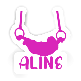 Ring gymnast Sticker Aline Image