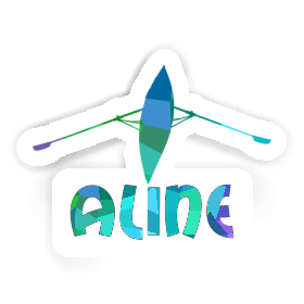 Sticker Aline Rowboat Image