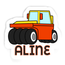 Sticker Aline Wheel Roller Image