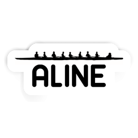 Rowboat Sticker Aline Image