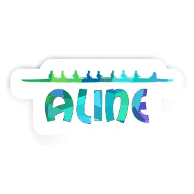 Sticker Rowboat Aline Image