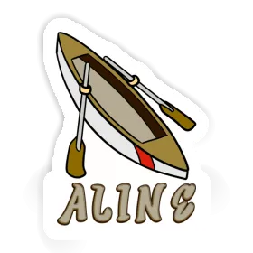 Rowboat Sticker Aline Image