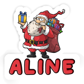 Santa Claus Sticker Aline Image