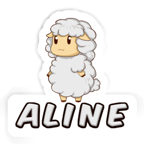 Aline Sticker Sheep Image