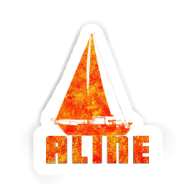 Aline Sticker Sailboat Image