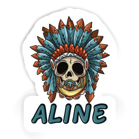 Aline Sticker Baby-Skull Image