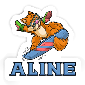 Aline Sticker Ridergirl Image