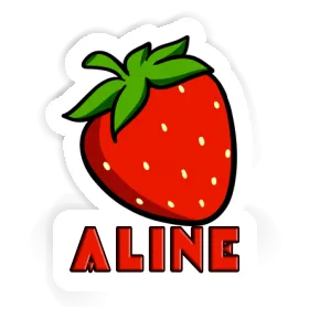 Autocollant Fraise Aline Image