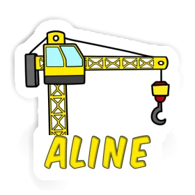 Tower Crane Sticker Aline Image