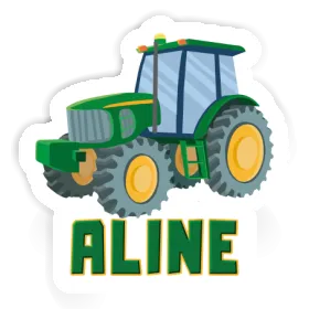 Sticker Tractor Aline Image