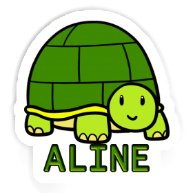 Autocollant Aline Tortue Image