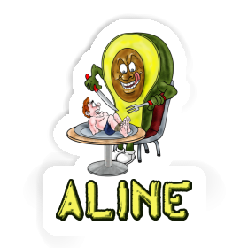 Sticker Aline Avocado Image