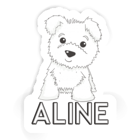 Sticker Westie Aline Image