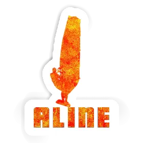 Aline Sticker Windsurfer Image