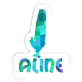 Aline Sticker Windsurfer Image