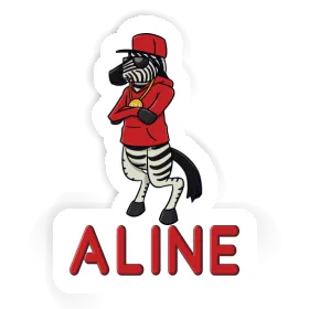 Aline Sticker Zebra Image