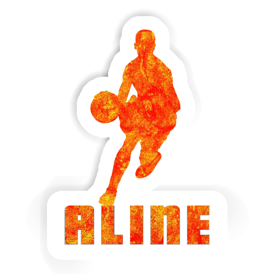 Basketball Player Sticker Aline Gift package Image