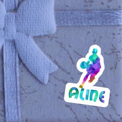 Sticker Basketball Player Aline Image