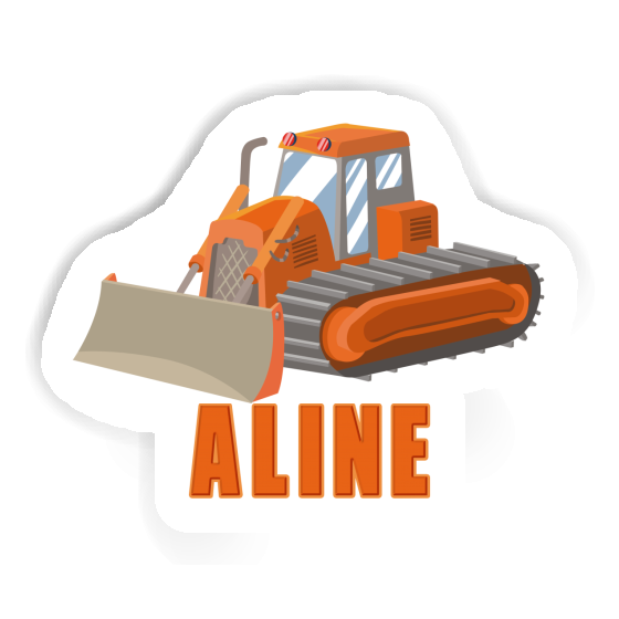 Sticker Excavator Aline Laptop Image