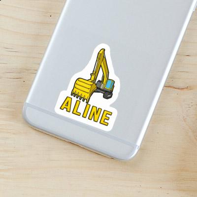 Sticker Aline Excavator Gift package Image