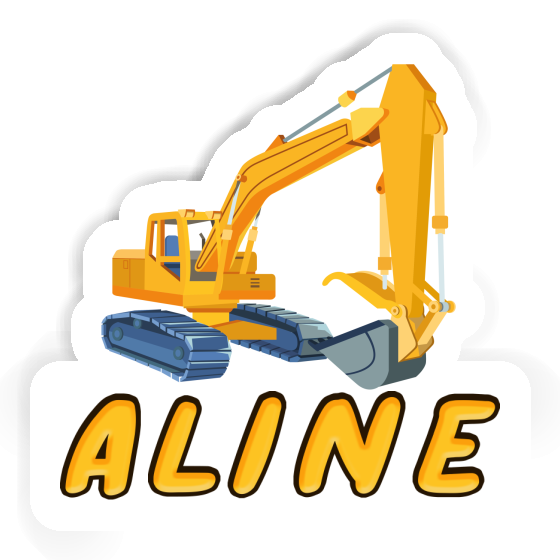 Sticker Excavator Aline Image